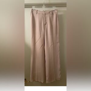 Careste rose pinke silk pants straight leg sz 4